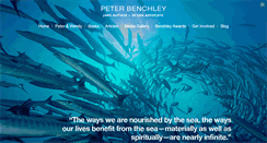Desktop Screenshot of peterbenchley.com